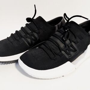 Under Armour Black and White Athletic Shoes